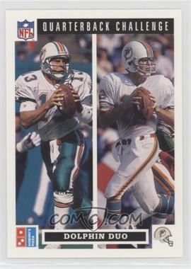 1991 Upper Deck Domino's Pizza Quarterback Challenge - [Base] #49 - Bob Griese, Dan Marino