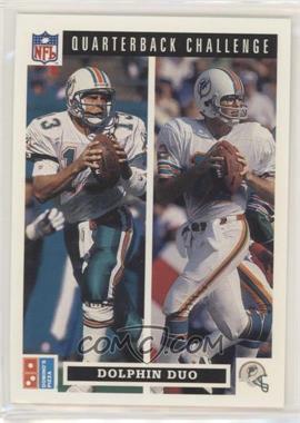 1991 Upper Deck Domino's Pizza Quarterback Challenge - [Base] #49 - Bob Griese, Dan Marino [EX to NM]