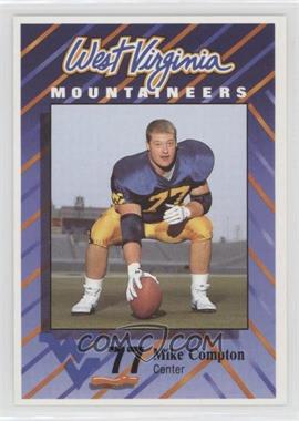 1991 West Virginia Mountaineers Team Issue - [Base] #10 - Mike Compton
