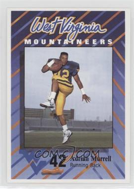 1991 West Virginia Mountaineers Team Issue - [Base] #25 - Adrian Murrell