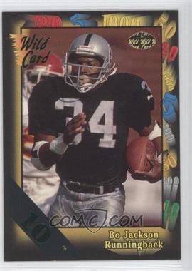 1991 Wild Card - [Base] - 10 Stripe #108 - Bo Jackson