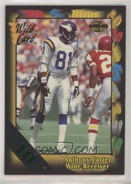 1991 Wild Card - [Base] - 10 Stripe #114 - Anthony Carter