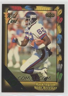 1991 Wild Card - [Base] - 10 Stripe #136 - Mark Ingram [Noted]