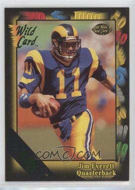 1991 Wild Card - [Base] - 10 Stripe #15.1 - Jim Everett