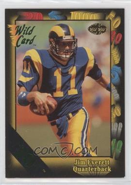 1991 Wild Card - [Base] - 10 Stripe #15.1 - Jim Everett