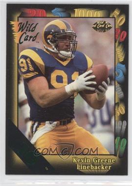 1991 Wild Card - [Base] - 10 Stripe #153 - Kevin Greene