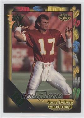 1991 Wild Card - [Base] - 10 Stripe #33 - Steve DeBerg