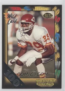 1991 Wild Card - [Base] - 100 Stripe #87 - Albert Lewis