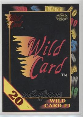 1991 Wild Card - [Base] - 20 Stripe #1.2 - Wild Card #1