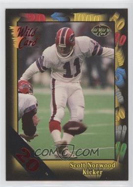 1991 Wild Card - [Base] - 20 Stripe #133 - Scott Norwood