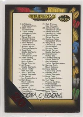 1991 Wild Card - [Base] - 20 Stripe #157 - Checklist - Cards 1-40 [EX to NM]