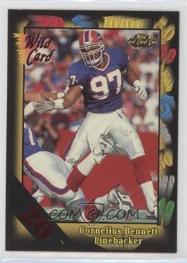 1991 Wild Card - [Base] - 20 Stripe #47 - Cornelius Bennett