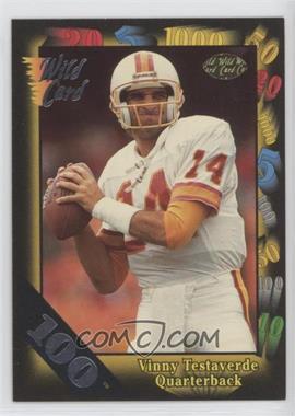 1991 Wild Card - [Base] - 20 Stripe #59 - Vinny Testaverde