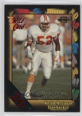 1991 Wild Card - [Base] - 20 Stripe #96 - Keith McCants