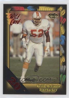 1991 Wild Card - [Base] - 20 Stripe #96 - Keith McCants