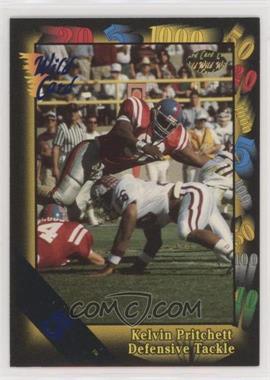 1991 Wild Card - [Base] - 5 Stripe #109 - Kelvin Pritchett