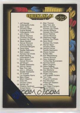 1991 Wild Card - [Base] - 5 Stripe #157 - Checklist - Cards 1-40