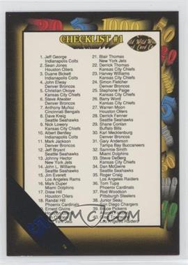 1991 Wild Card - [Base] - 5 Stripe #157 - Checklist - Cards 1-40