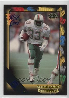 1991 Wild Card - [Base] - 5 Stripe #32 - Sammie Smith