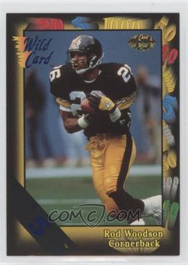 1991 Wild Card - [Base] - 5 Stripe #37 - Rod Woodson