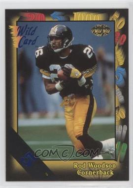 1991 Wild Card - [Base] - 5 Stripe #37 - Rod Woodson