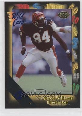 1991 Wild Card - [Base] - 5 Stripe #84 - Alfred Williams