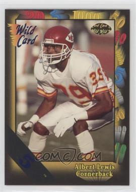 1991 Wild Card - [Base] - 5 Stripe #87 - Albert Lewis