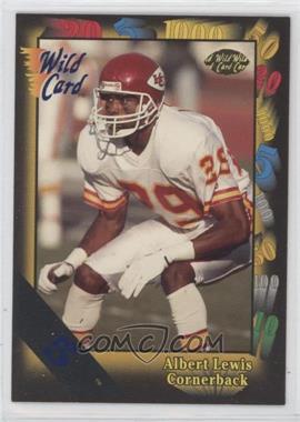 1991 Wild Card - [Base] - 5 Stripe #87 - Albert Lewis