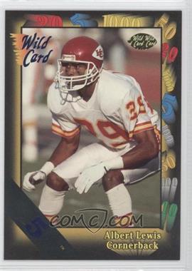 1991 Wild Card - [Base] - 5 Stripe #87 - Albert Lewis