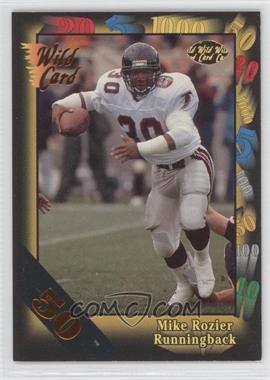 1991 Wild Card - [Base] - 50 Stripe #122 - Mike Rozier