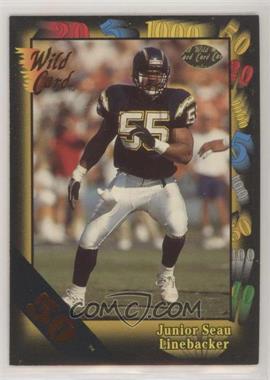 1991 Wild Card - [Base] - 50 Stripe #38 - Junior Seau