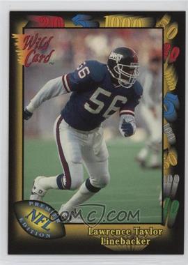 1991 Wild Card - [Base] #144 - Lawrence Taylor