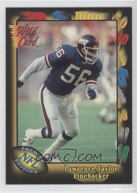 1991 Wild Card - [Base] #144 - Lawrence Taylor