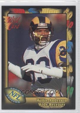 1991 Wild Card - [Base] #150 - Willie Anderson