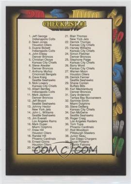 1991 Wild Card - [Base] #157 - Checklist - Cards 1-40