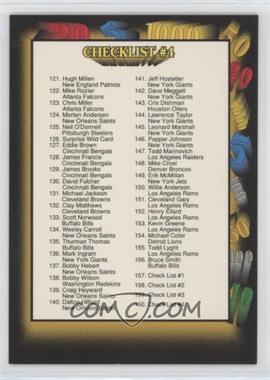 1991 Wild Card - [Base] #160 - Checklist - Cards 121-160