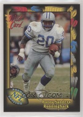 1991 Wild Card - Prototypes #Prototype-2 - Barry Sanders