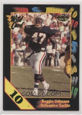 1991 Wild Card Draft - [Base] - 10 Stripe #4 - Reggie Johnson [EX to NM]