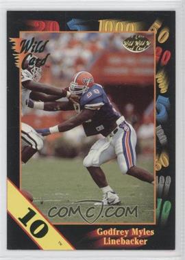 1991 Wild Card Draft - [Base] - 10 Stripe #47 - Godfrey Myles