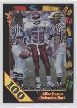 1991 Wild Card Draft - [Base] - 100 Stripe #65 - Mike Dumas