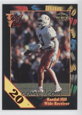 1991 Wild Card Draft - [Base] - 20 Stripe #104 - Randal Hill