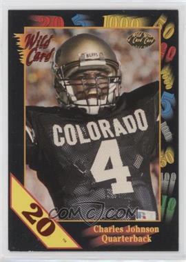 1991 Wild Card Draft - [Base] - 20 Stripe #118 - Charles Johnson
