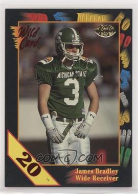 1991 Wild Card Draft - [Base] - 20 Stripe #130 - James Bradley