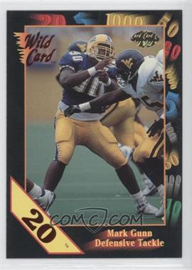 1991 Wild Card Draft - [Base] - 20 Stripe #97 - Mark Gunn