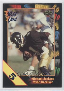 1991 Wild Card Draft - [Base] - 5 Stripe #10 - Michael Jackson