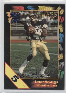1991 Wild Card Draft - [Base] - 5 Stripe #137 - Lamar McGriggs