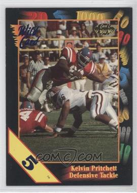 1991 Wild Card Draft - [Base] - 5 Stripe #2 - Kelvin Pritchett