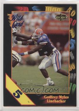 1991 Wild Card Draft - [Base] - 5 Stripe #47 - Godfrey Myles