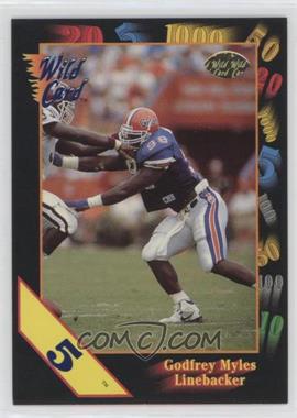 1991 Wild Card Draft - [Base] - 5 Stripe #47 - Godfrey Myles