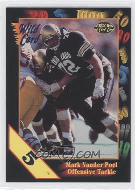 1991 Wild Card Draft - [Base] - 5 Stripe #57 - Mark Vander Poel